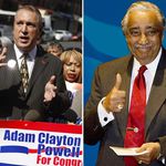 Longtime Harlem Rep. Charles Rangel faces his toughest re-election fight in four decades after revelations about his four rent-stabilized apartments (that's three more than legally allowed) soon led to revelations about his not paying taxes, using House letterhead to solicit donations, and many other incidents.  He was recently charged with House Ethics violations.  His most notable challenger is Adam Clayton Powell IV, whose father Rangel defeated in 1970.